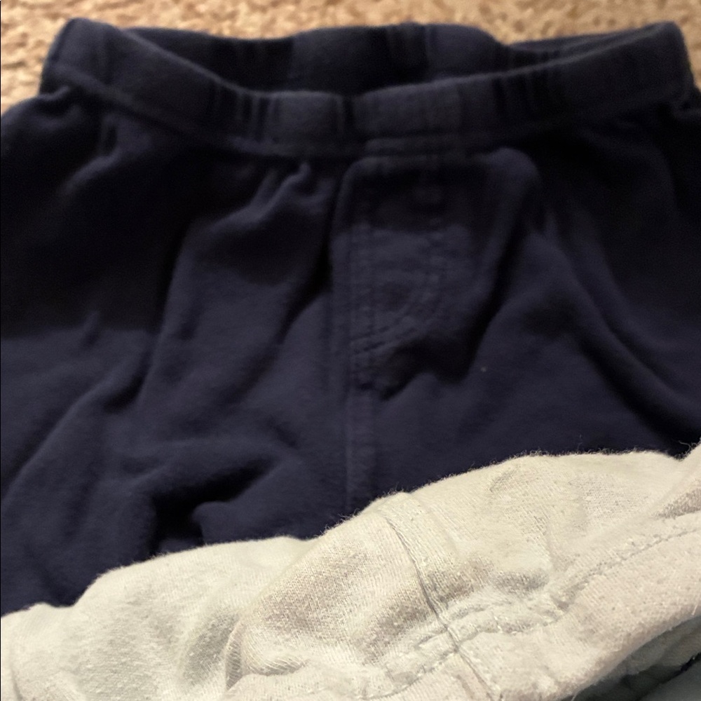 Set of 12 Luvable Friends Gray and Blue Kids Joggers - Picture 4 of 4